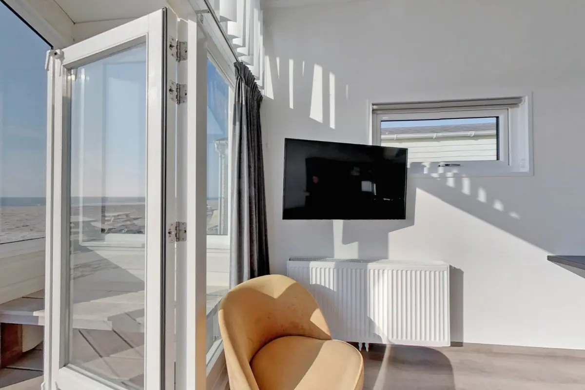 Woonkamer van de Signature bungalow